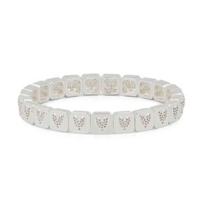 Lisa Gozlan THE PAVÉ PUFFED HEART BRACELET